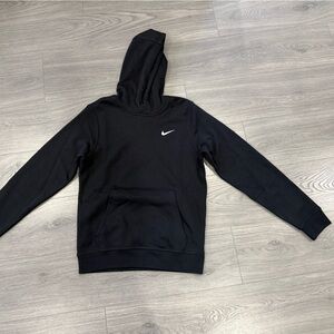 Nike Women Black Hoodie with Logo